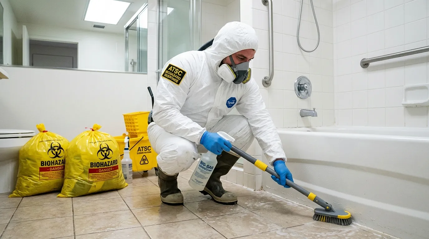 Decontamination equipment deployed for Blood Cleanup in Torresdale